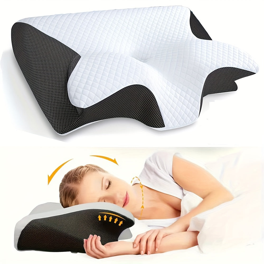 Oreiller Orthopédique Cervical – Mousse à Mémoire de Forme
