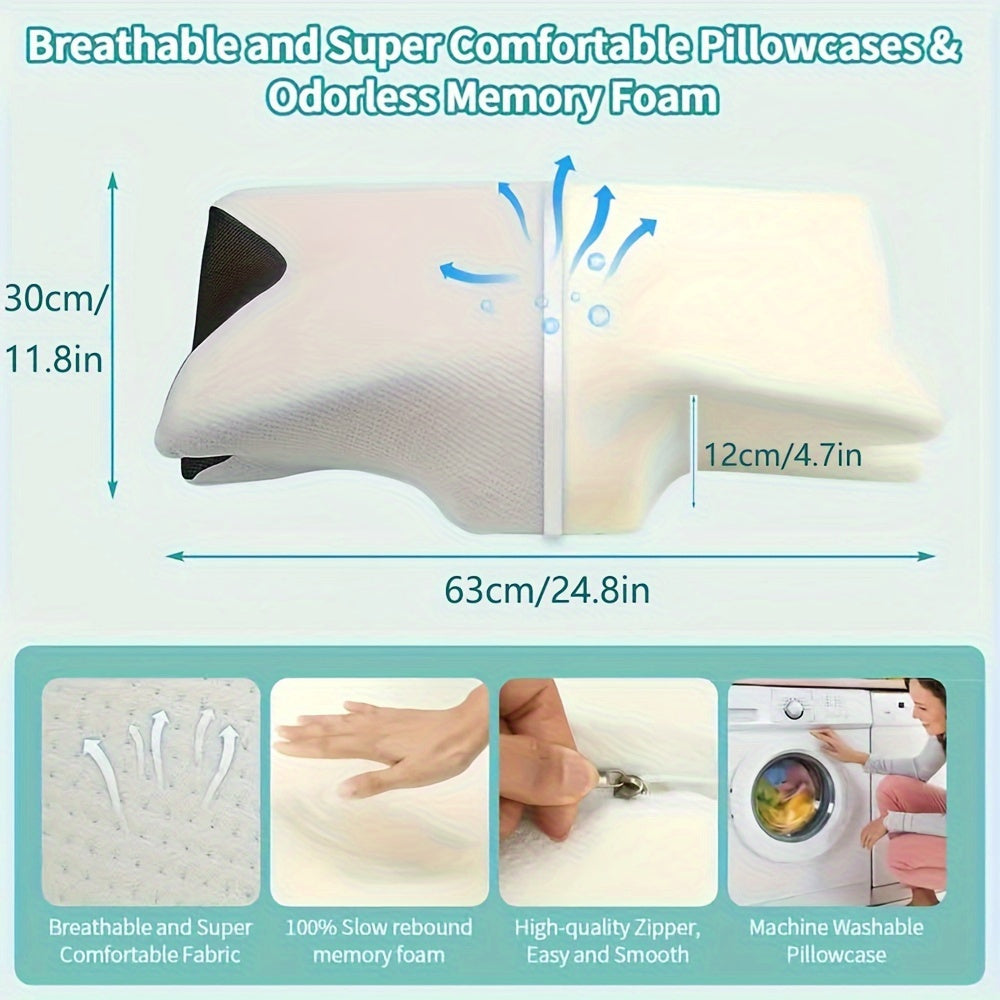 Oreiller Orthopédique Cervical – Mousse à Mémoire de Forme